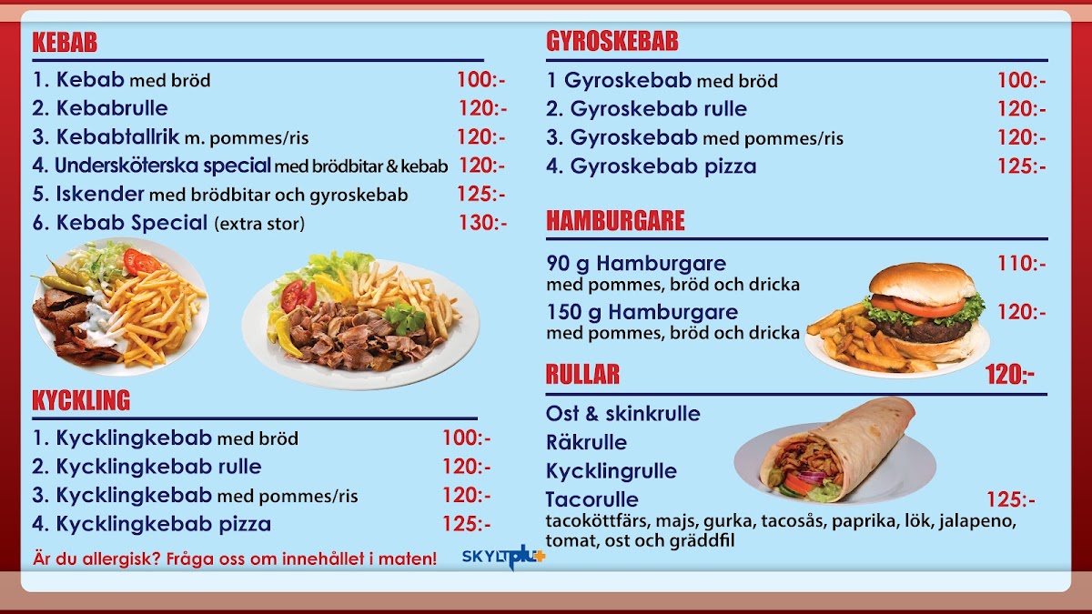 Menu Pizzeria Milano I Ludvika-3