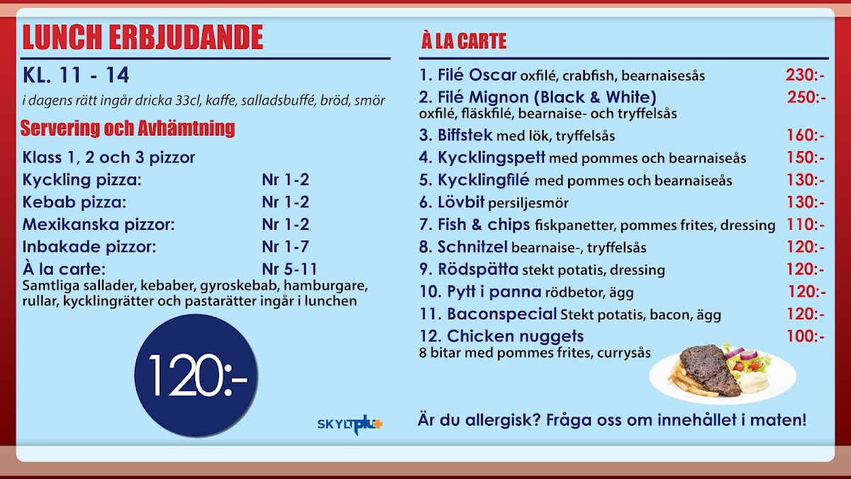 Menu Pizzeria Milano I Ludvika-7